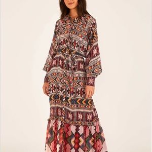 NWT FARM RIO Amulet Maxi Dress